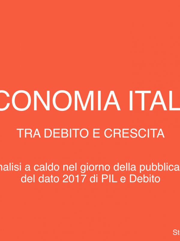 Copertina economia Italia